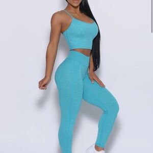 Bombshell Sportswear Turquoise Leggings and Top